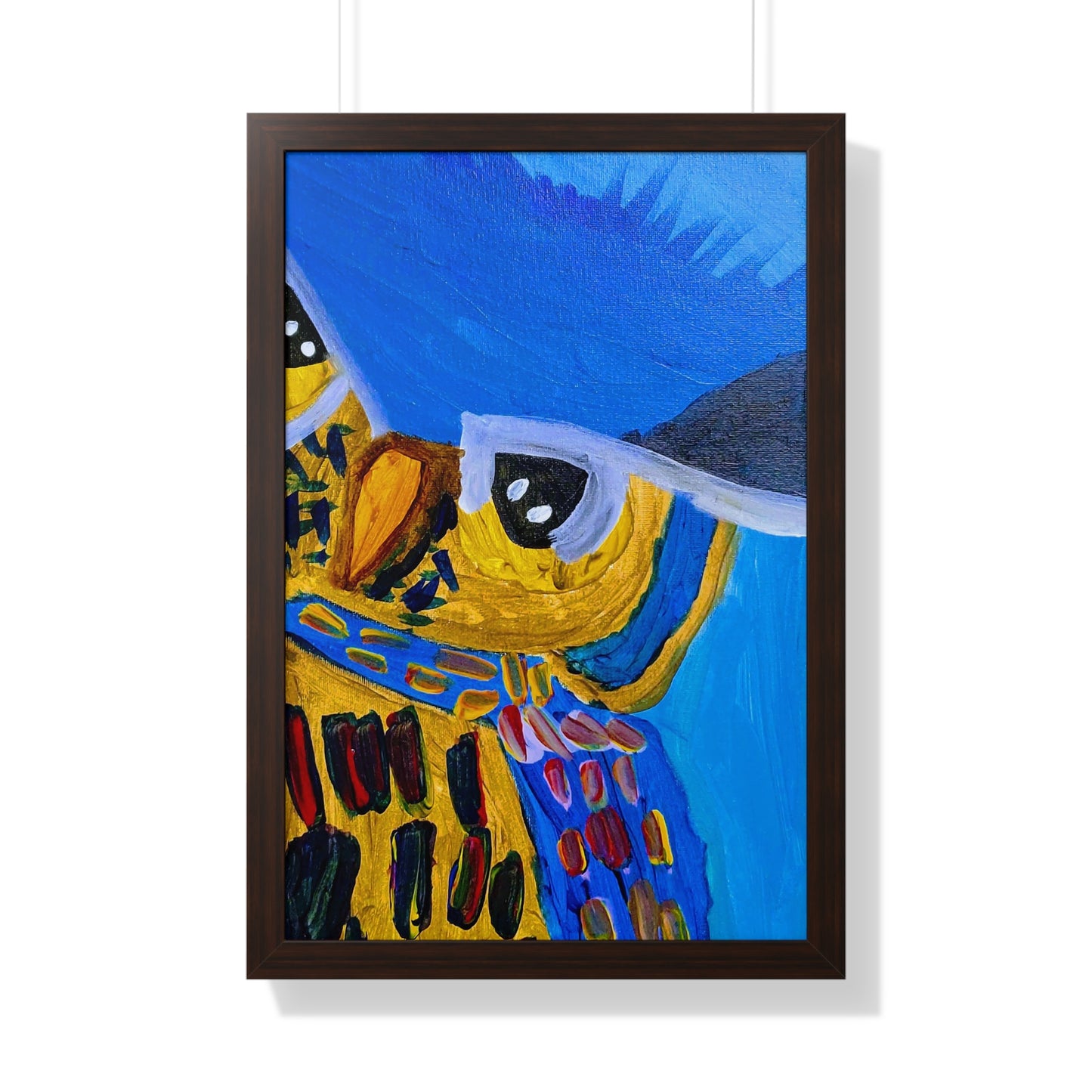 Framed Print - "Sapphire Sentinel"