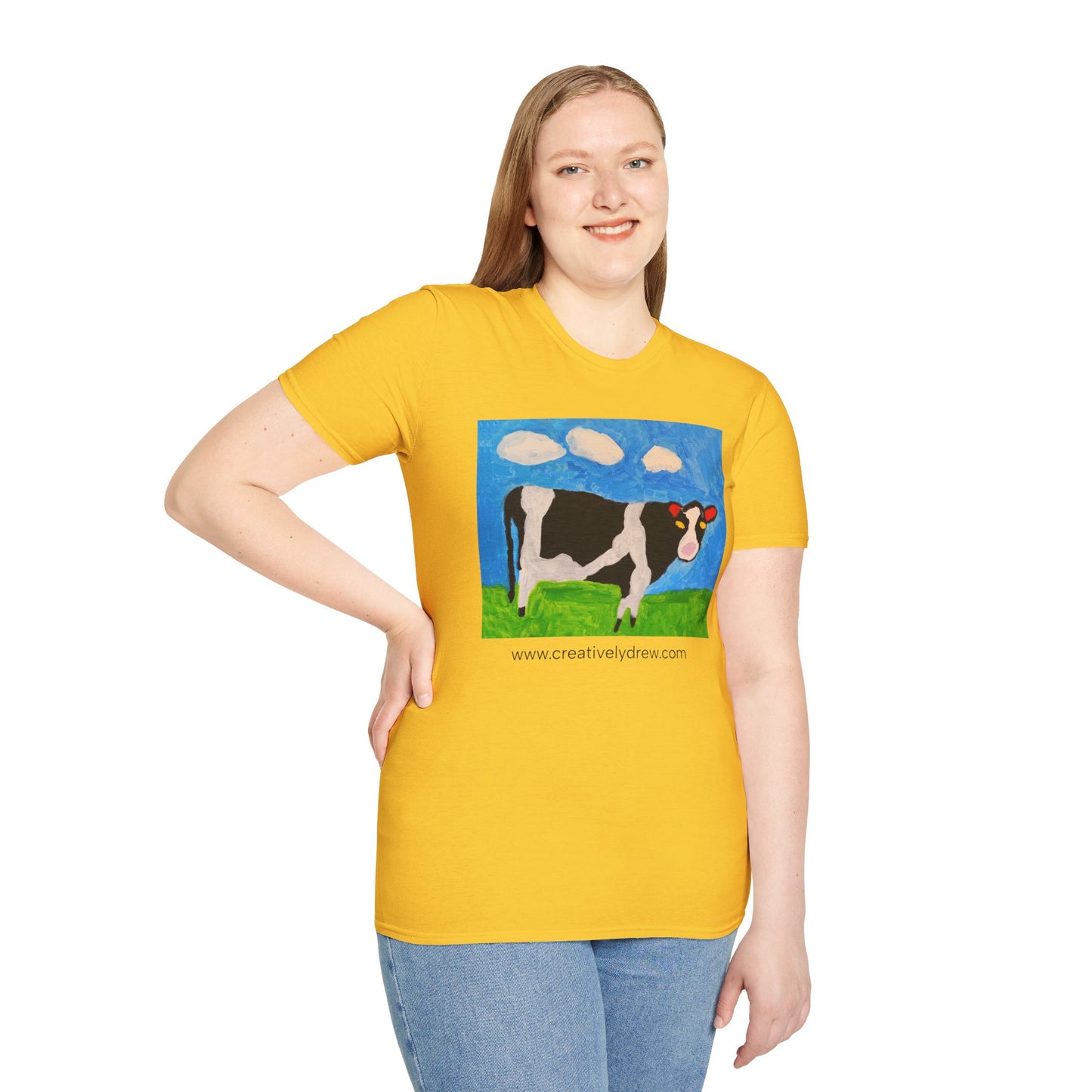 Unisex Softstyle T-Shirt - Cow