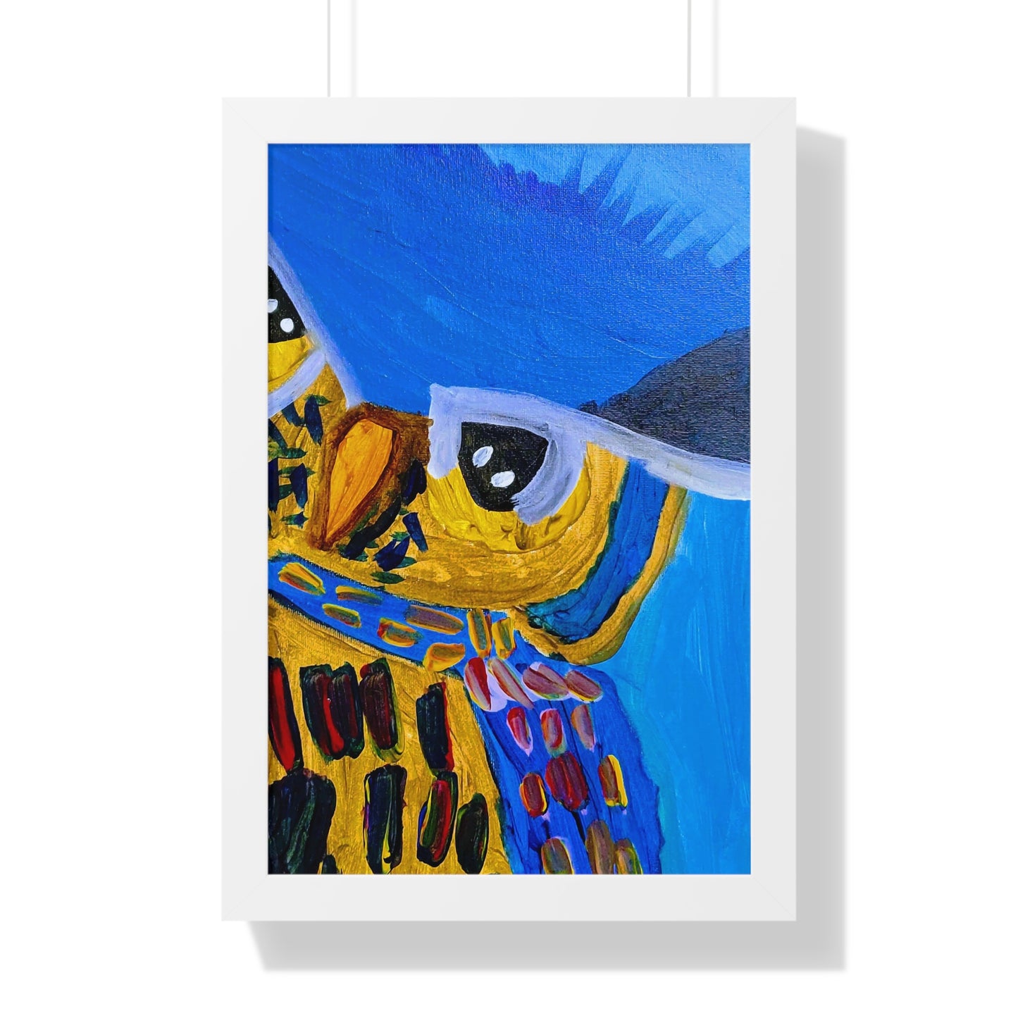 Framed Print - "Sapphire Sentinel"