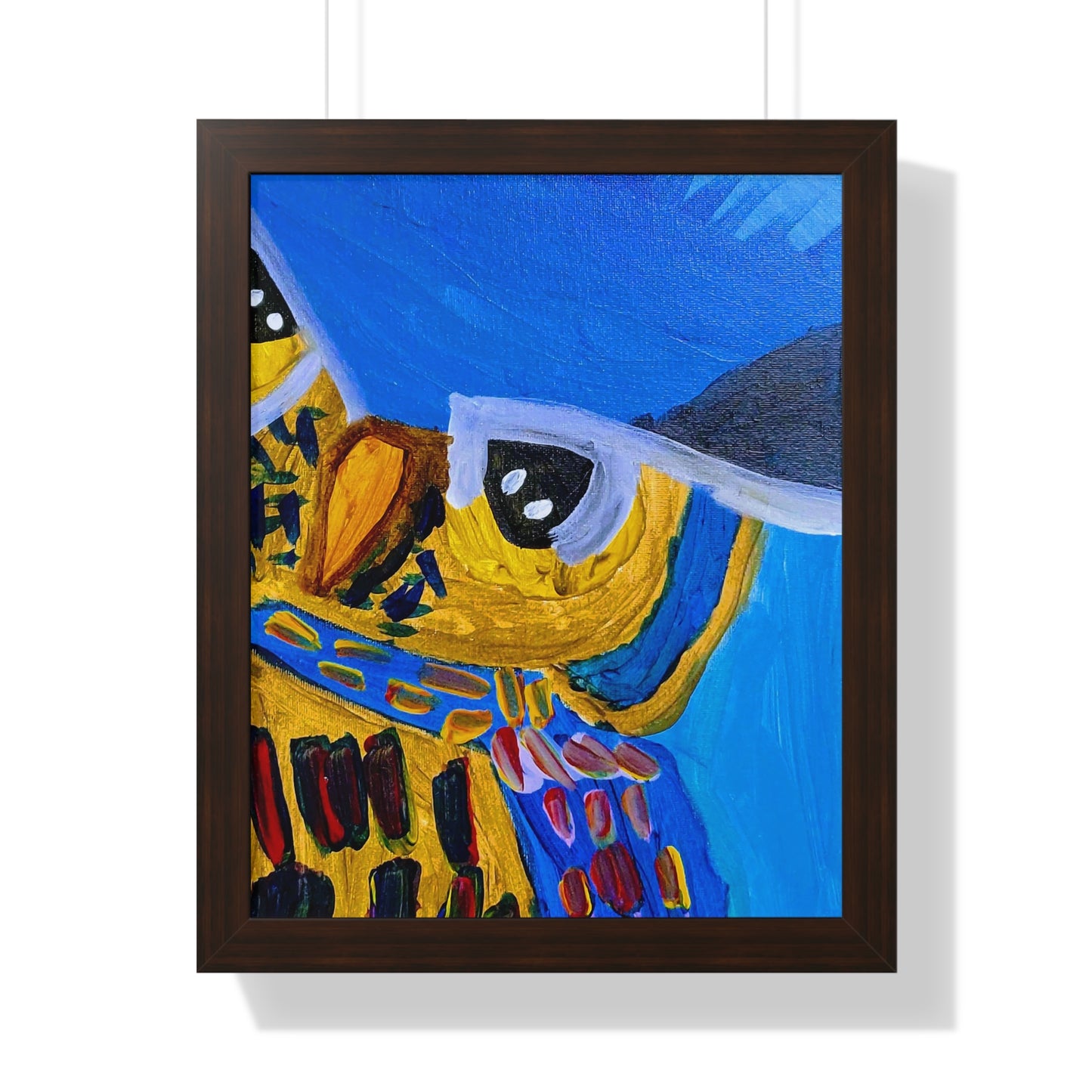 Framed Print - "Sapphire Sentinel"