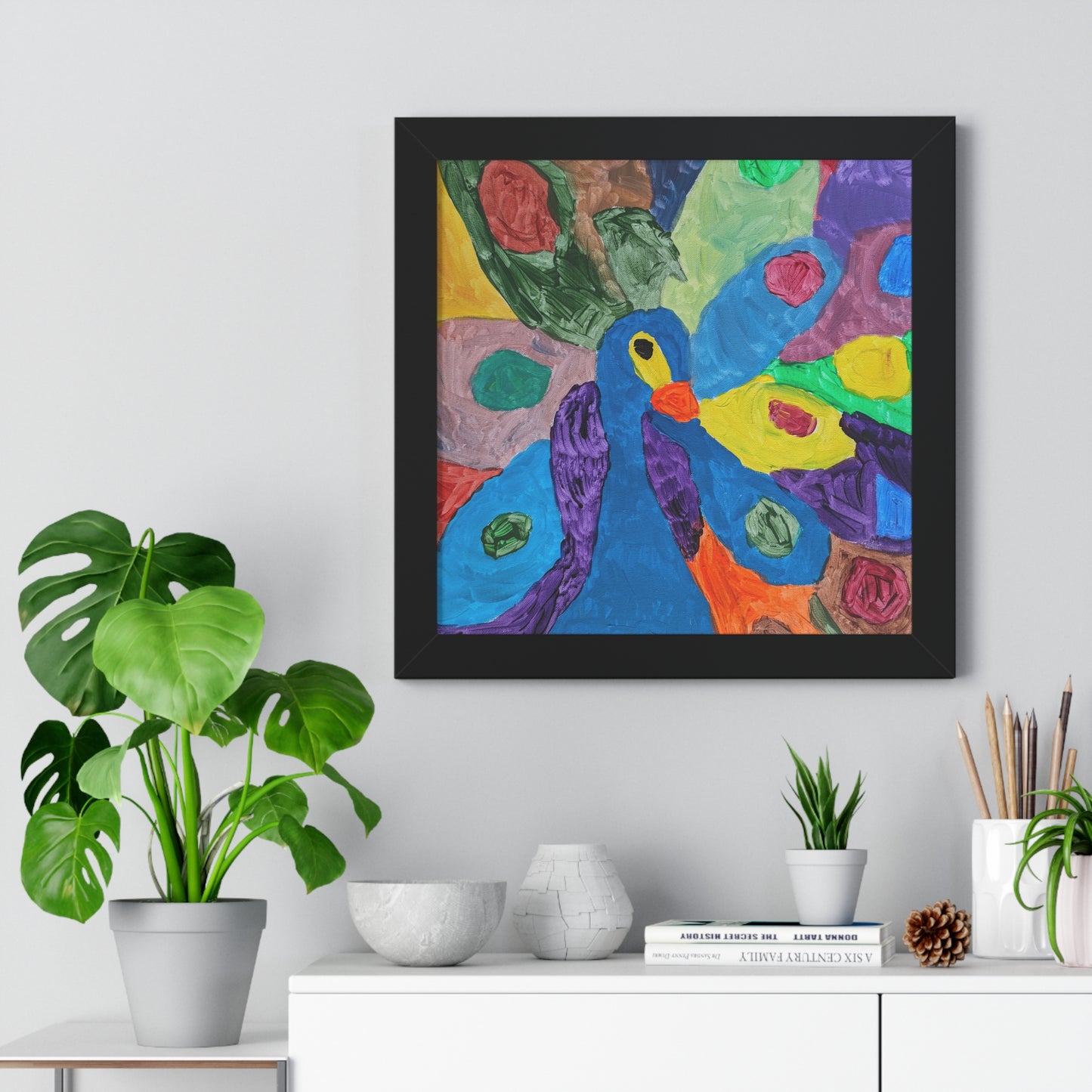 Framed Print - "Piper Peacock"