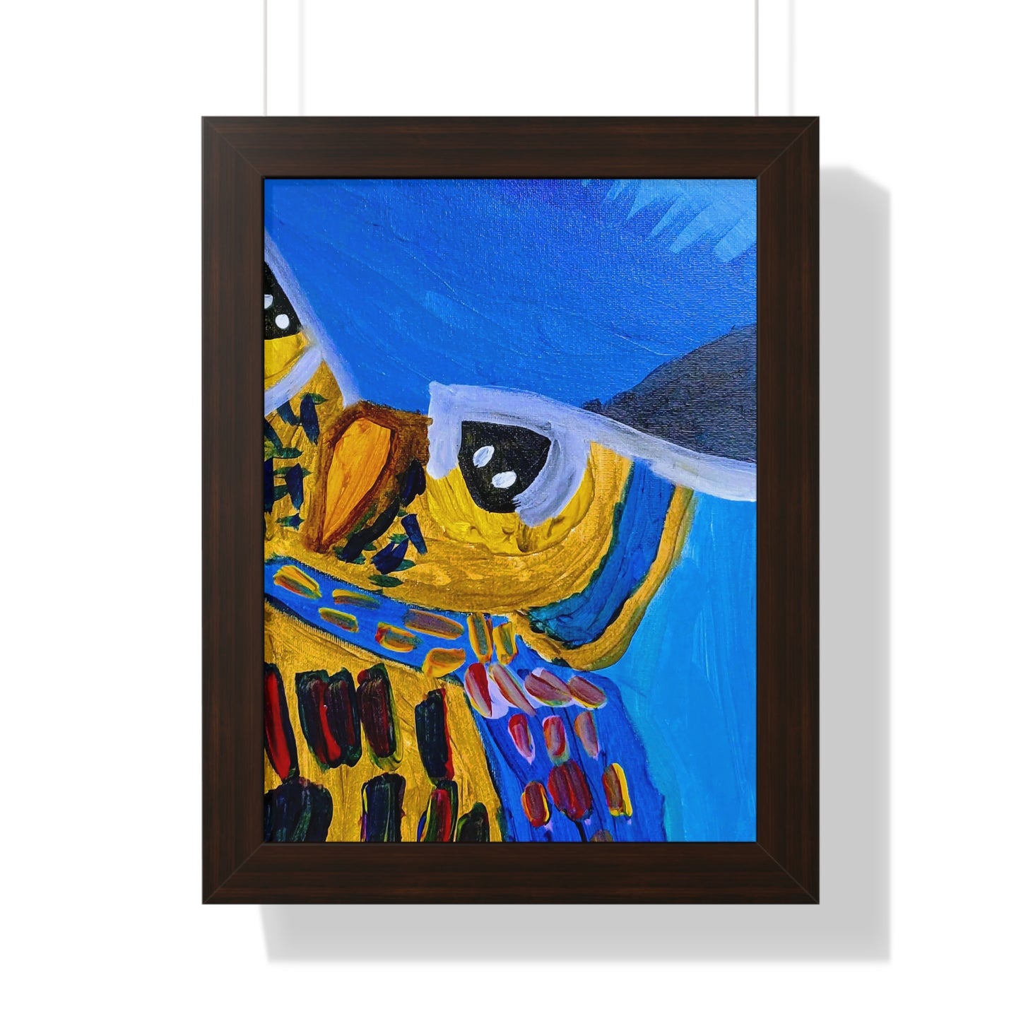 Framed Print - "Sapphire Sentinel"