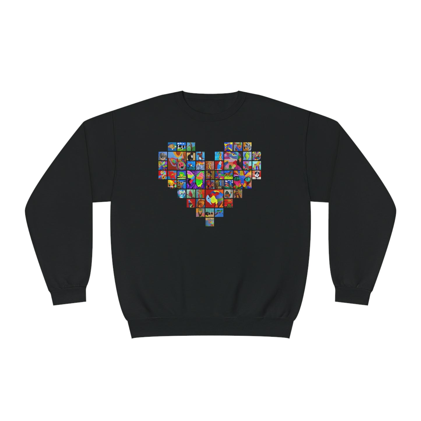 Crewneck Sweatshirt - "Mom's Heart" collage