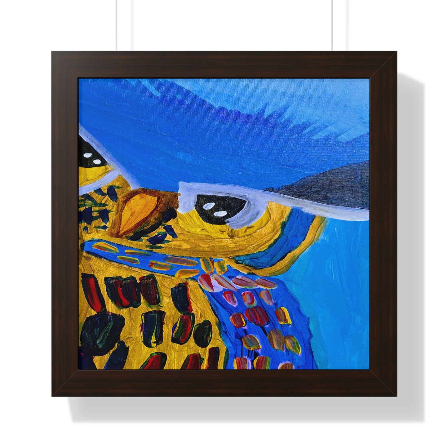 Framed Print - "Sapphire Sentinel"