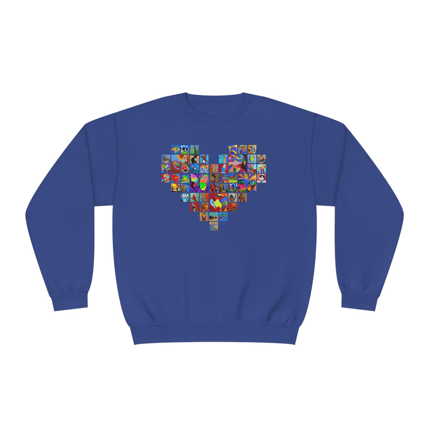 Crewneck Sweatshirt - "Mom's Heart" collage