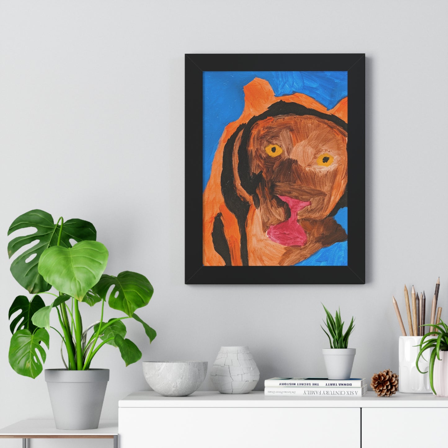 Framed Print - "Regal Stripes"