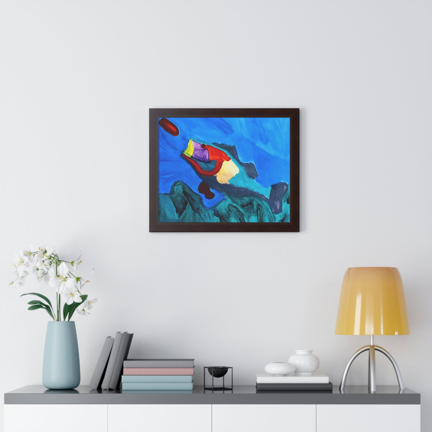 Framed Print - "Grandpa's Bass"