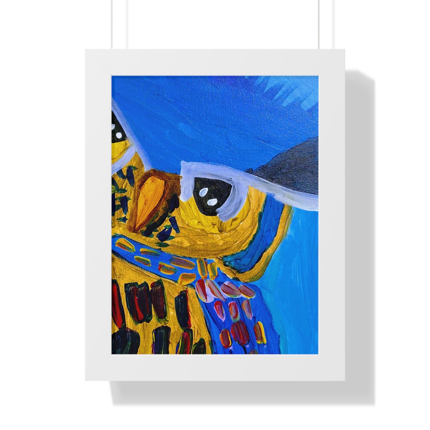 Framed Print - "Sapphire Sentinel"