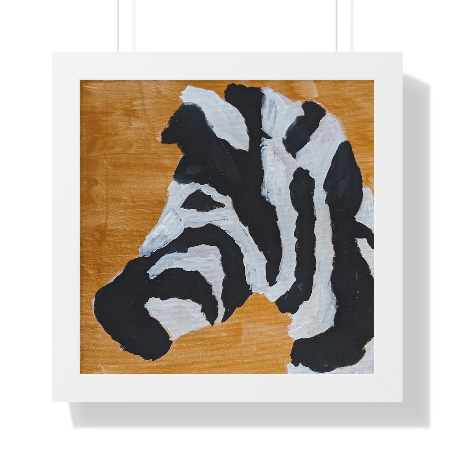 Framed Print - "Zebra Zen"