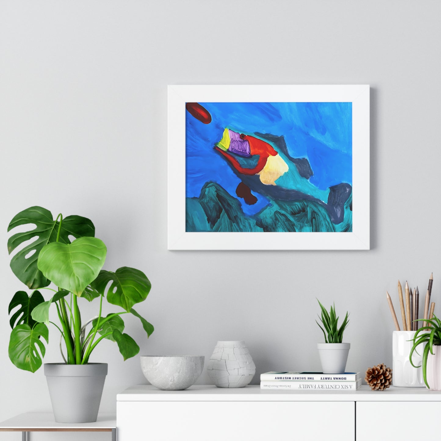 Framed Print - "Grandpa's Bass"