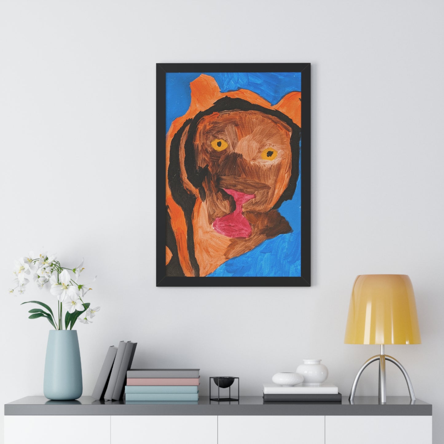 Framed Print - "Regal Stripes"