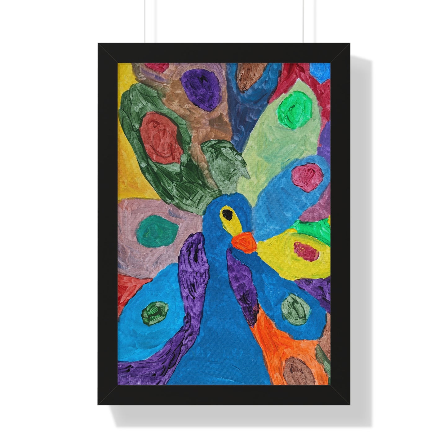 Framed Print - "Piper Peacock"