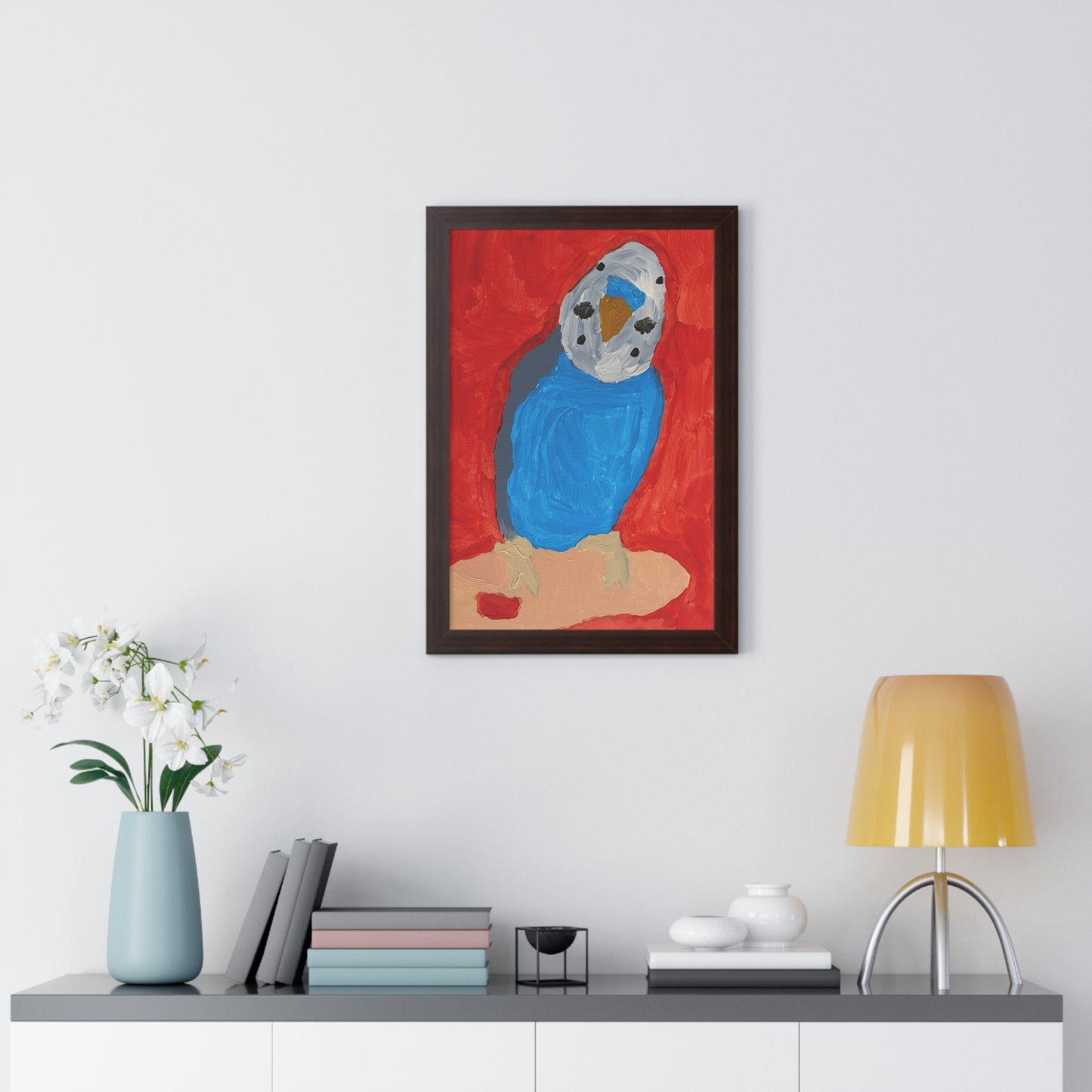 Framed Print - Dallas the Budgie