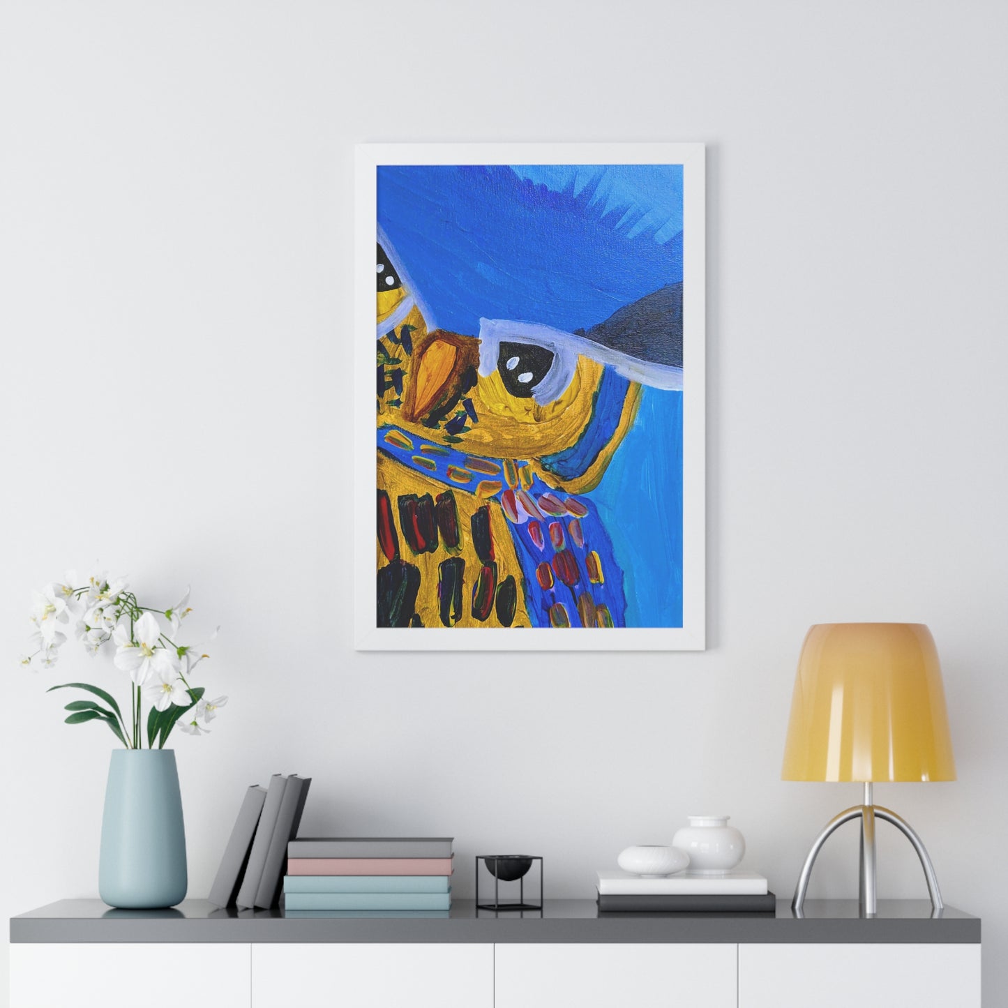 Framed Print - "Sapphire Sentinel"