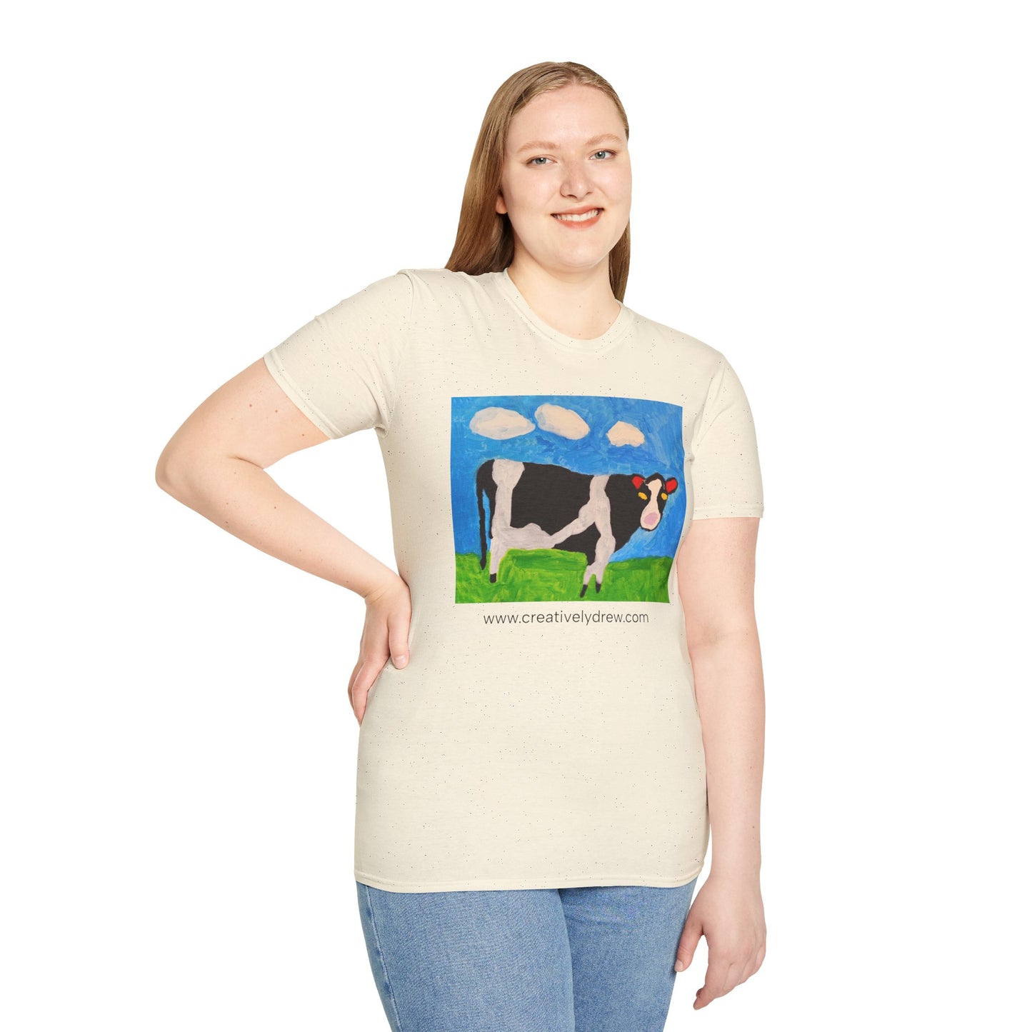 Unisex Softstyle T-Shirt - Cow