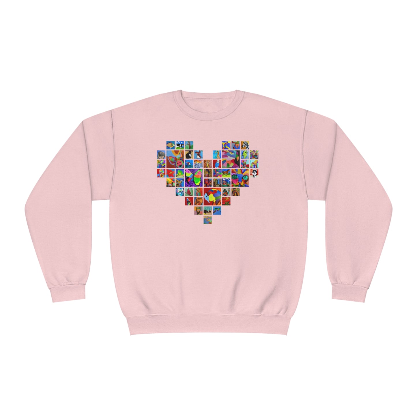 Crewneck Sweatshirt - "Mom's Heart" collage