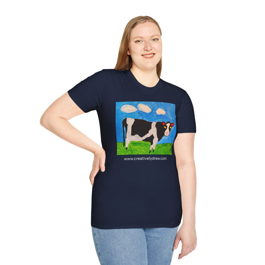 Unisex Softstyle T-Shirt - Cow