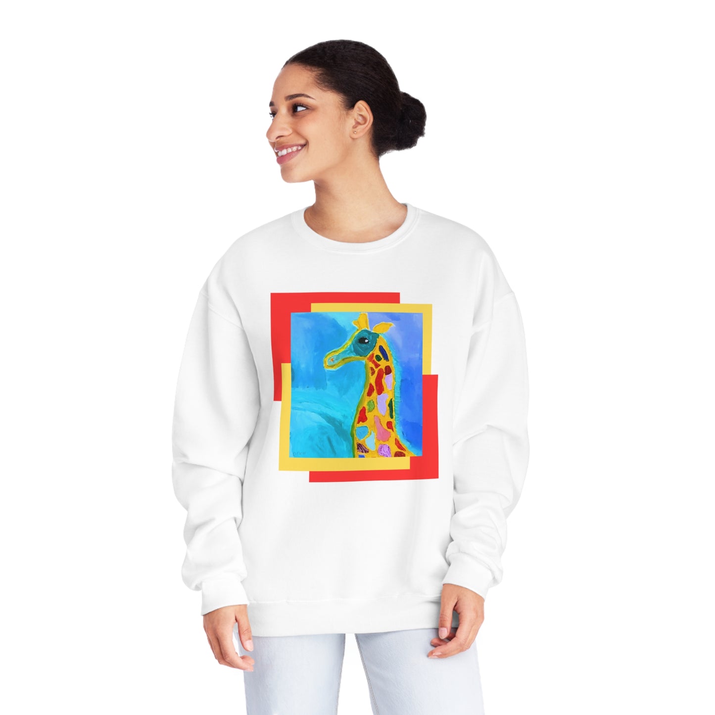 Crewneck Sweatshirt - "Ginny Giraffe"