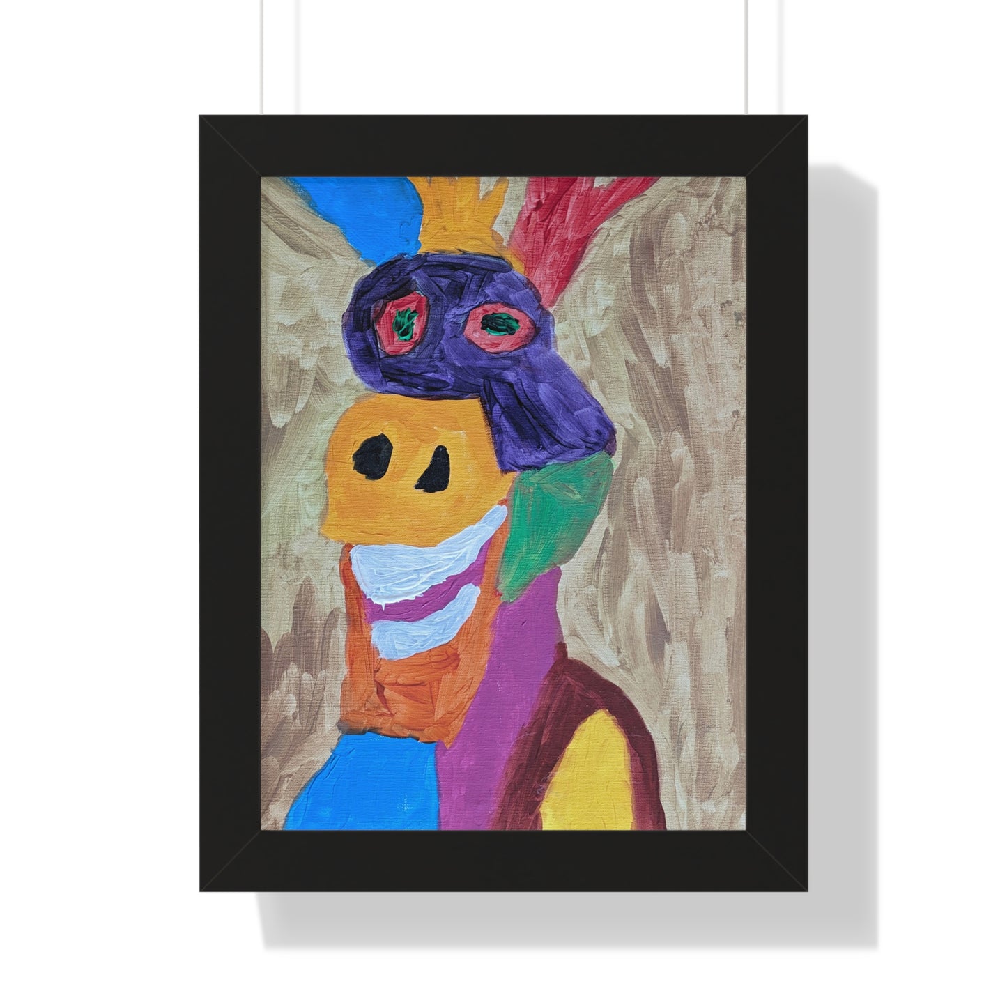 Framed Print - "Smiley Donkey"