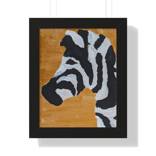 Framed Print - "Zebra Zen"