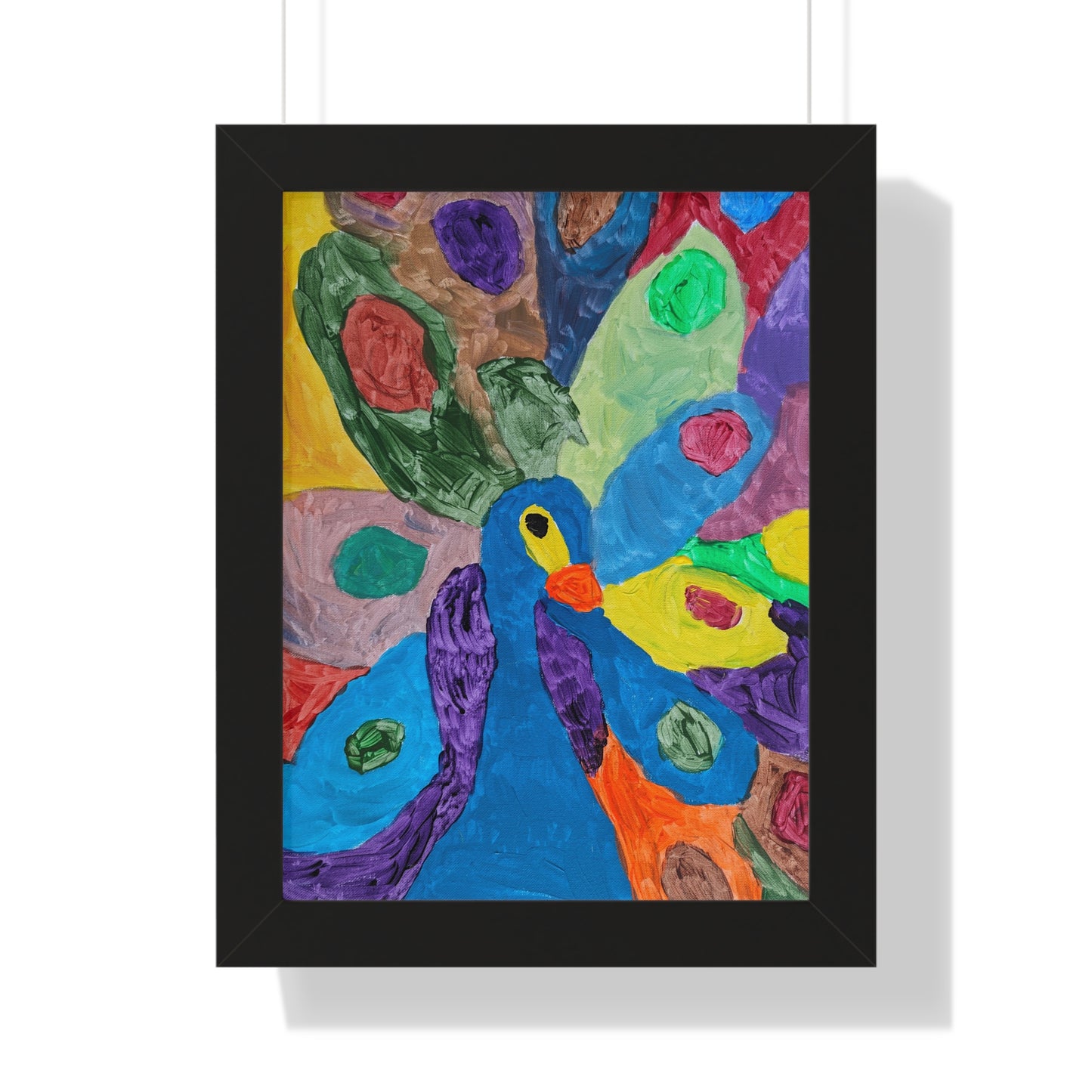 Framed Print - "Piper Peacock"