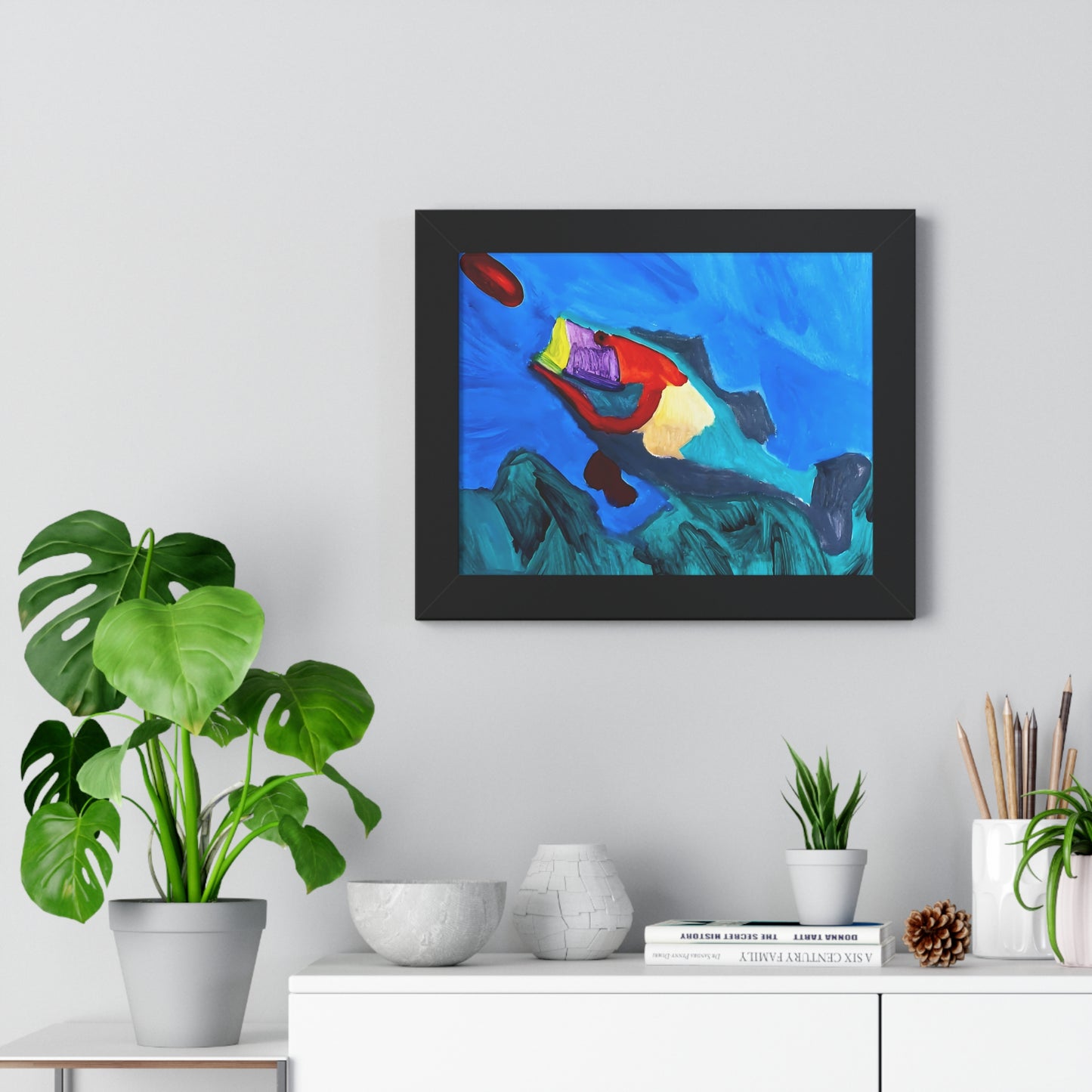 Framed Print - "Grandpa's Bass"