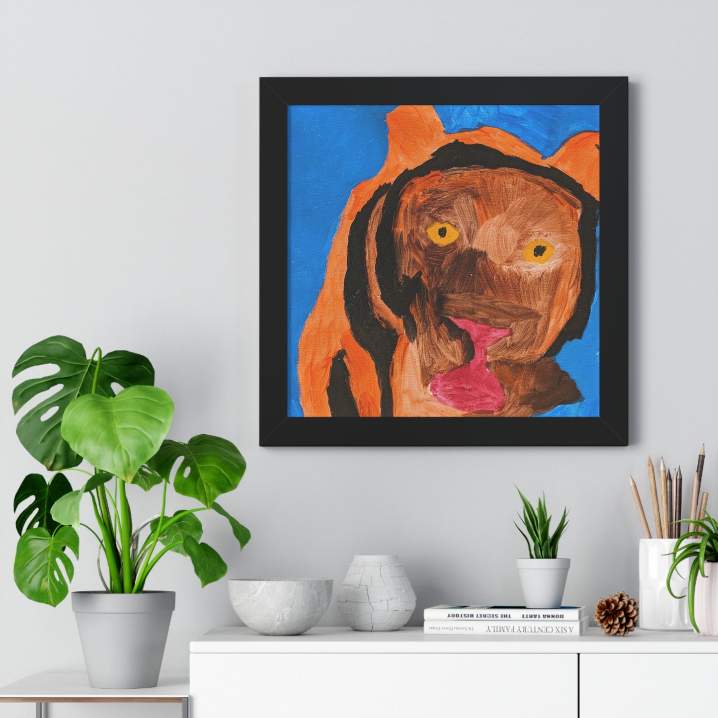 Framed Print - "Regal Stripes"