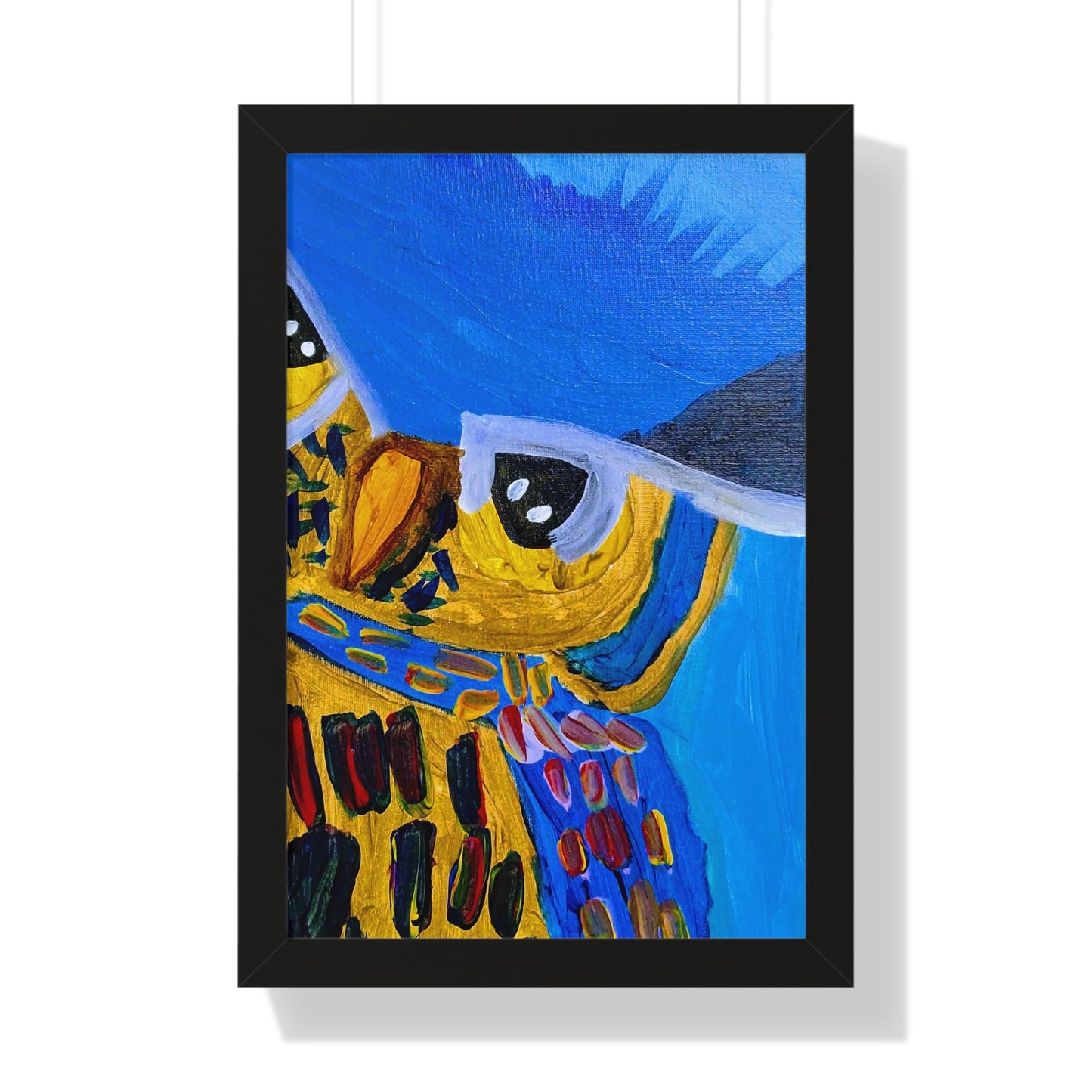 Framed Print - "Sapphire Sentinel"