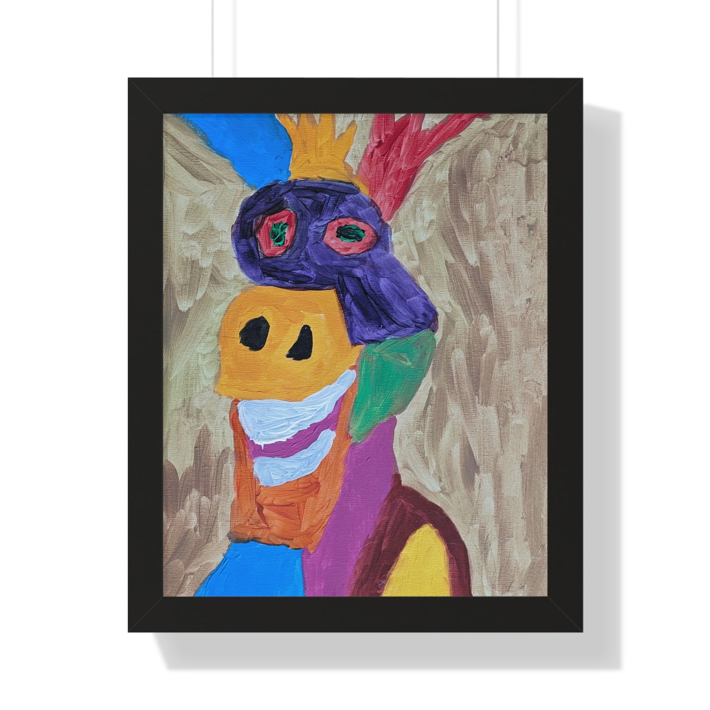 Framed Print - "Smiley Donkey"