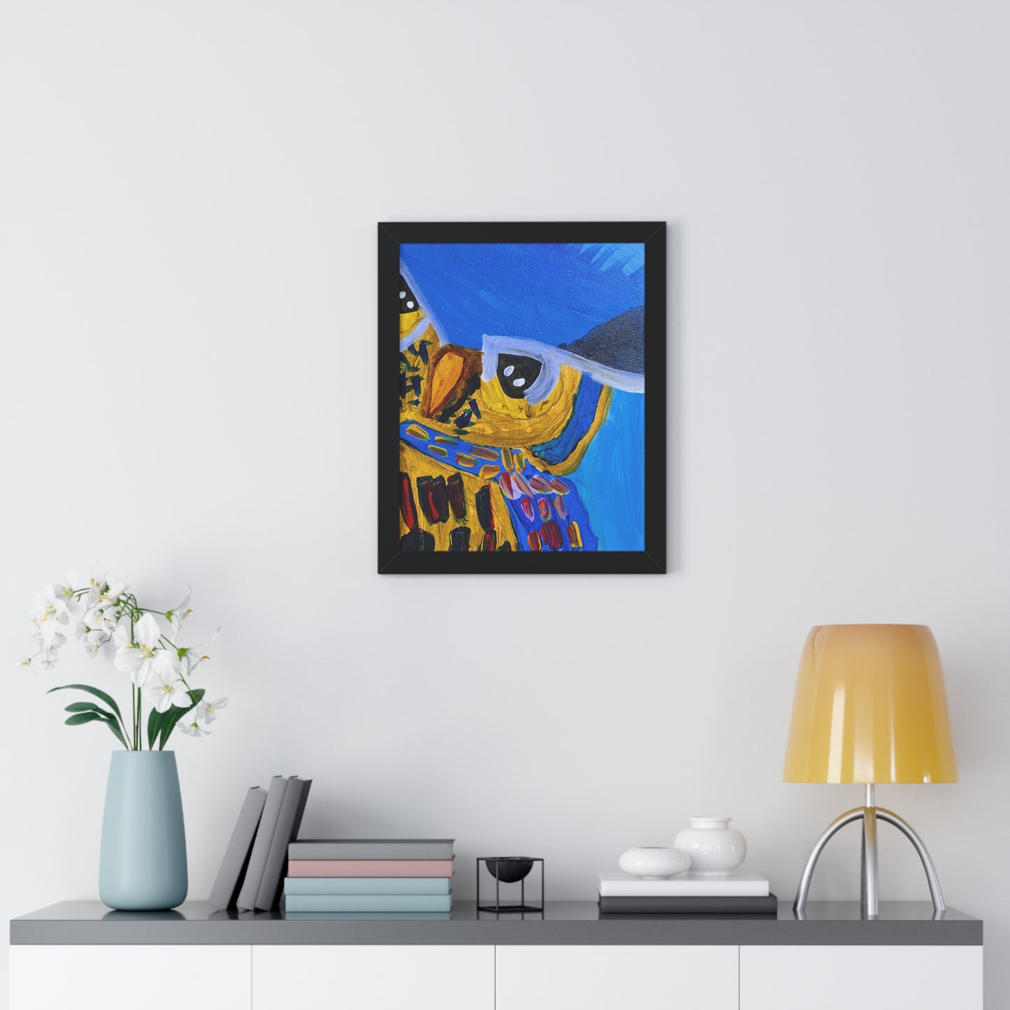 Framed Print - "Sapphire Sentinel"